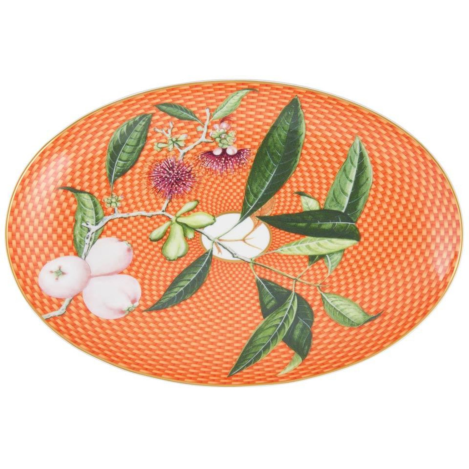 Raynaud Tresor Fleuri Orange Pomme d'eau Side Dish Gbx