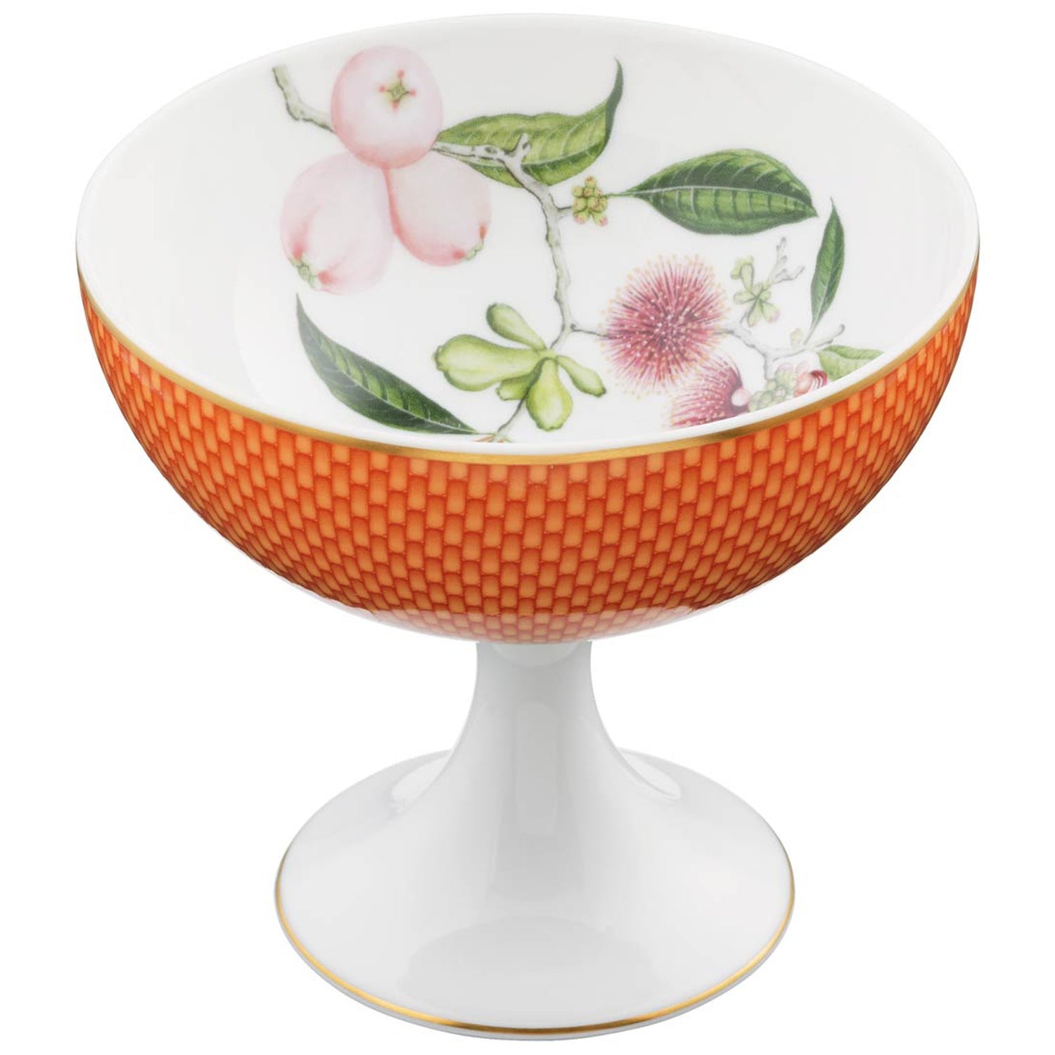 Raynaud Tresor Fleuri Orange Pomme d'eau Sundae Cup Gbx