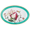 Raynaud Tresor Fleuri Turquoise Magnolia Quenelle Dish Gbx