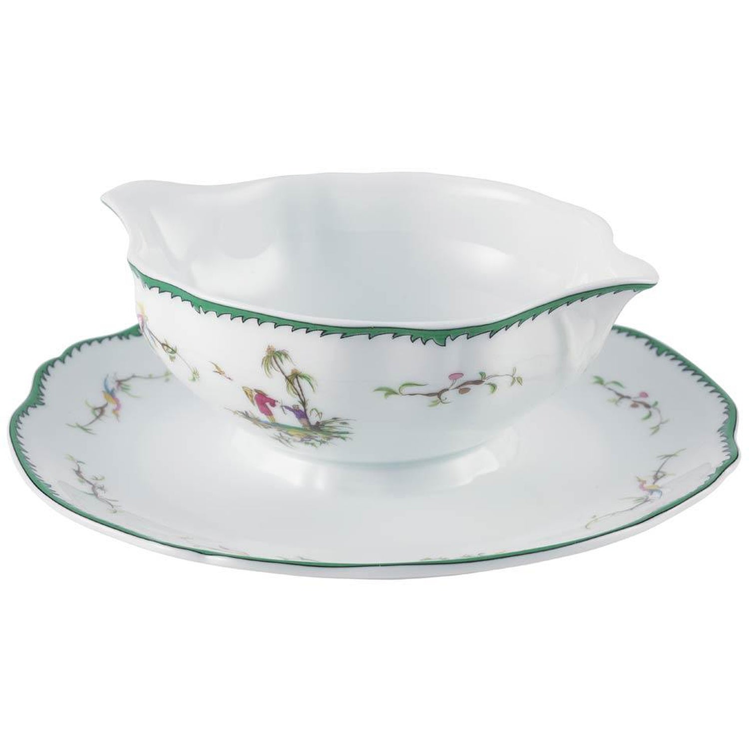 Raynaud Longjiang Sauce Boat And Stand