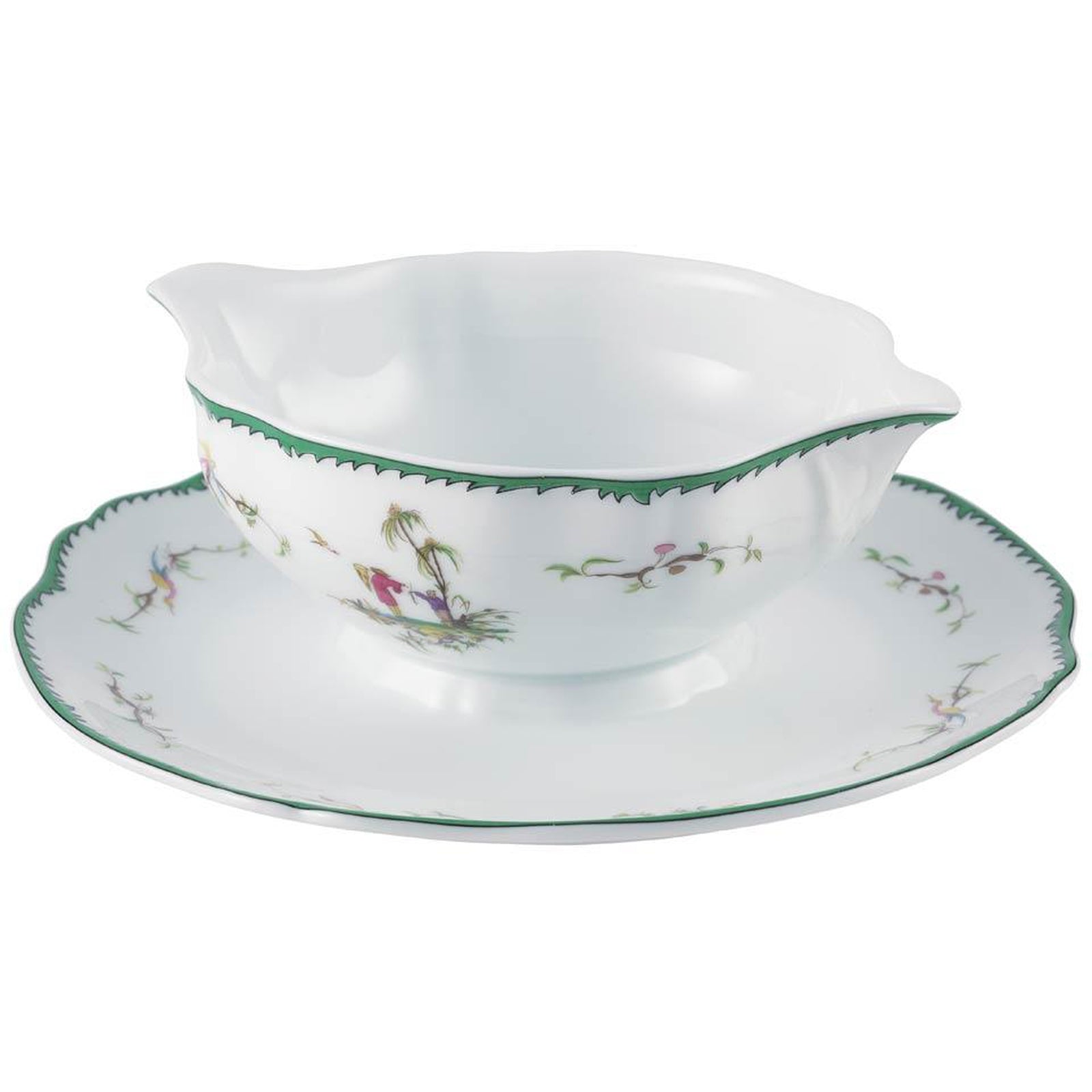 Raynaud Longjiang Sauce Boat And Stand