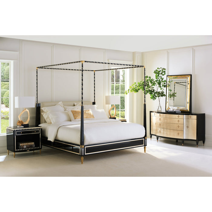 Caracole Promethean Couturier Canopy King Bed