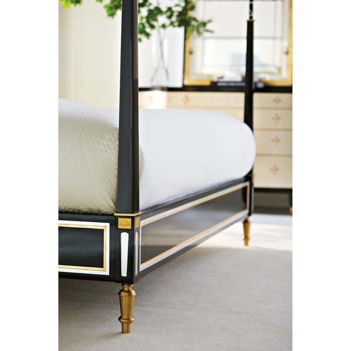 Caracole Promethean Couturier Canopy King Bed