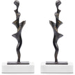 Villa & House Spiral Statue - Set Of 2