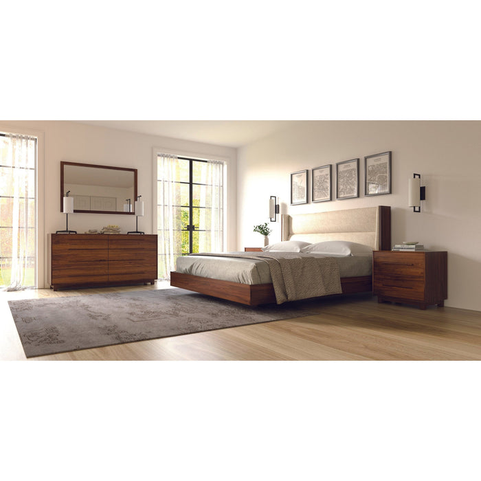 Copeland Sloane Floating Bed Mattress Only With Lighting - Sunbrella Upholstery