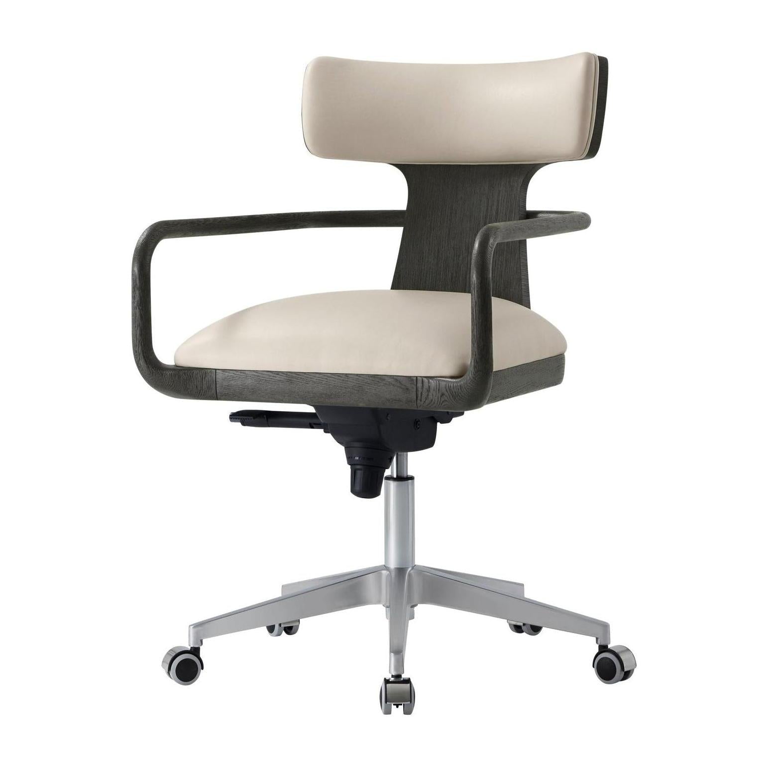 Theodore Alexander Repose Wooden Upholstered Study Chair