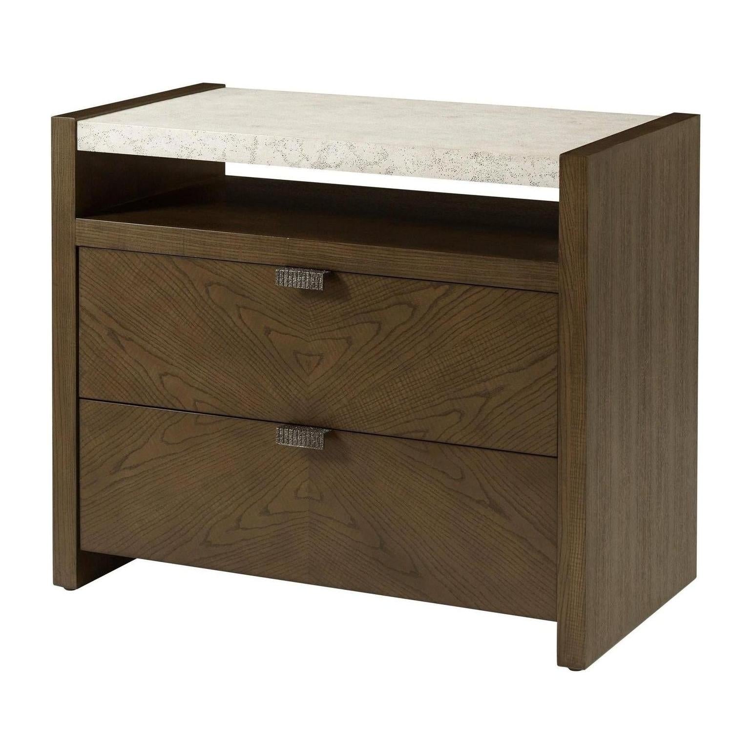 Theodore Alexander Catalina Two Drawer Nightstand