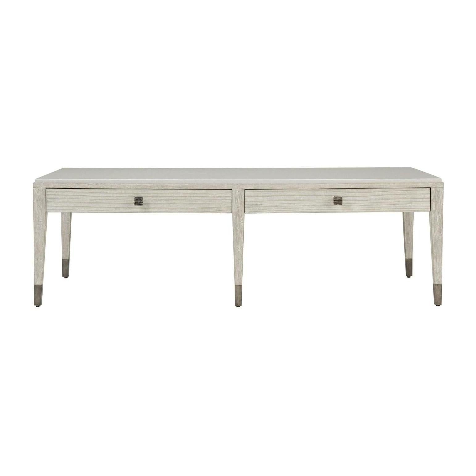 Theodore Alexander Breeze Two Drawer Cocktail Table