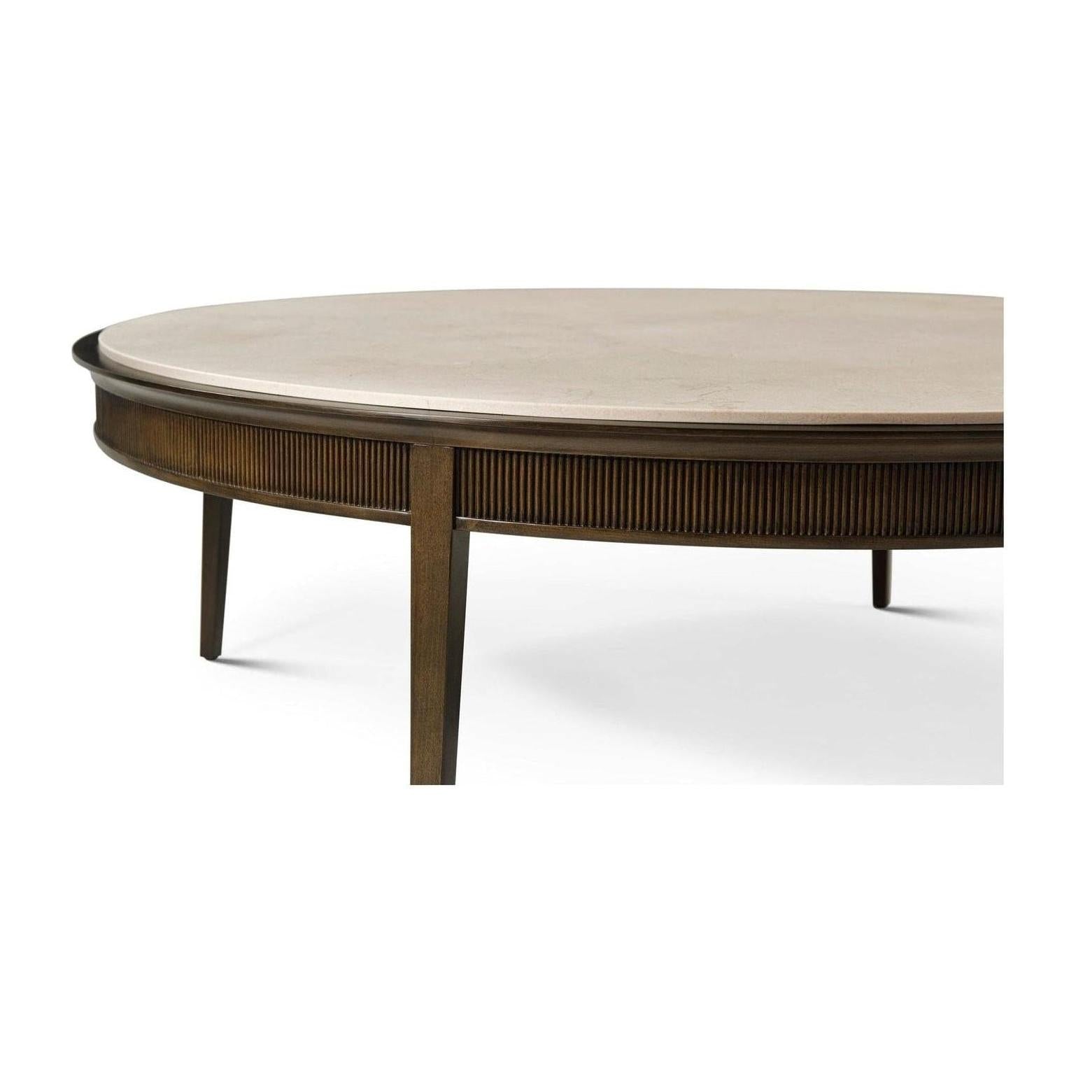 Theodore Alexander Lido Round Cocktail Table