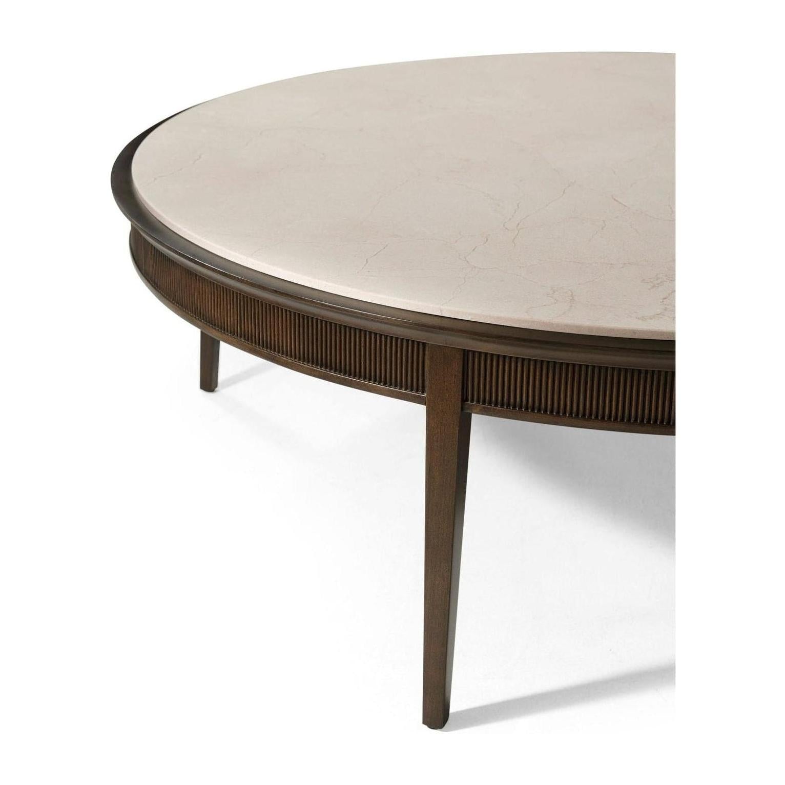 Theodore Alexander Lido Round Cocktail Table