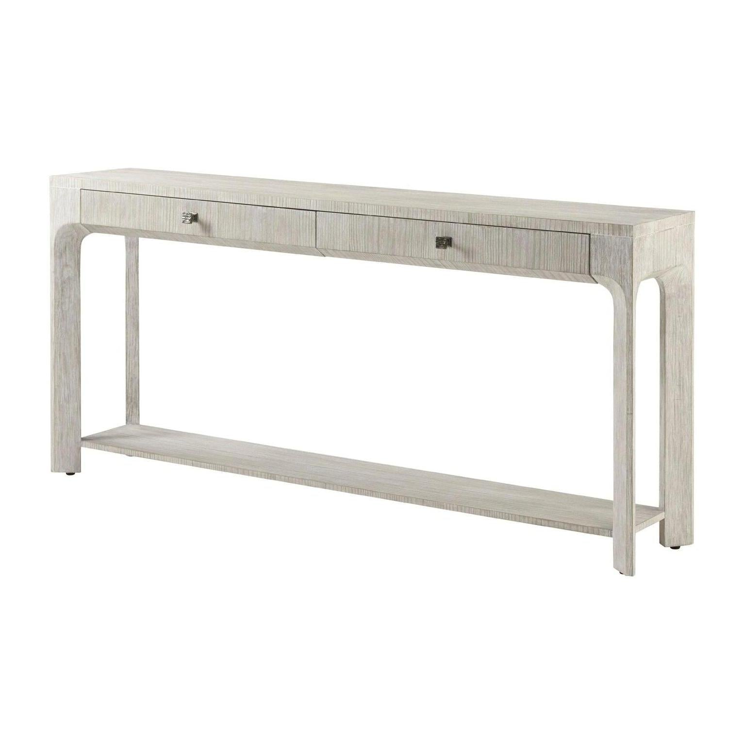 Theodore Alexander Breeze Two Drawer Console Table