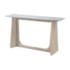 Theodore Alexander Repose Wooden Console Table Marble Top