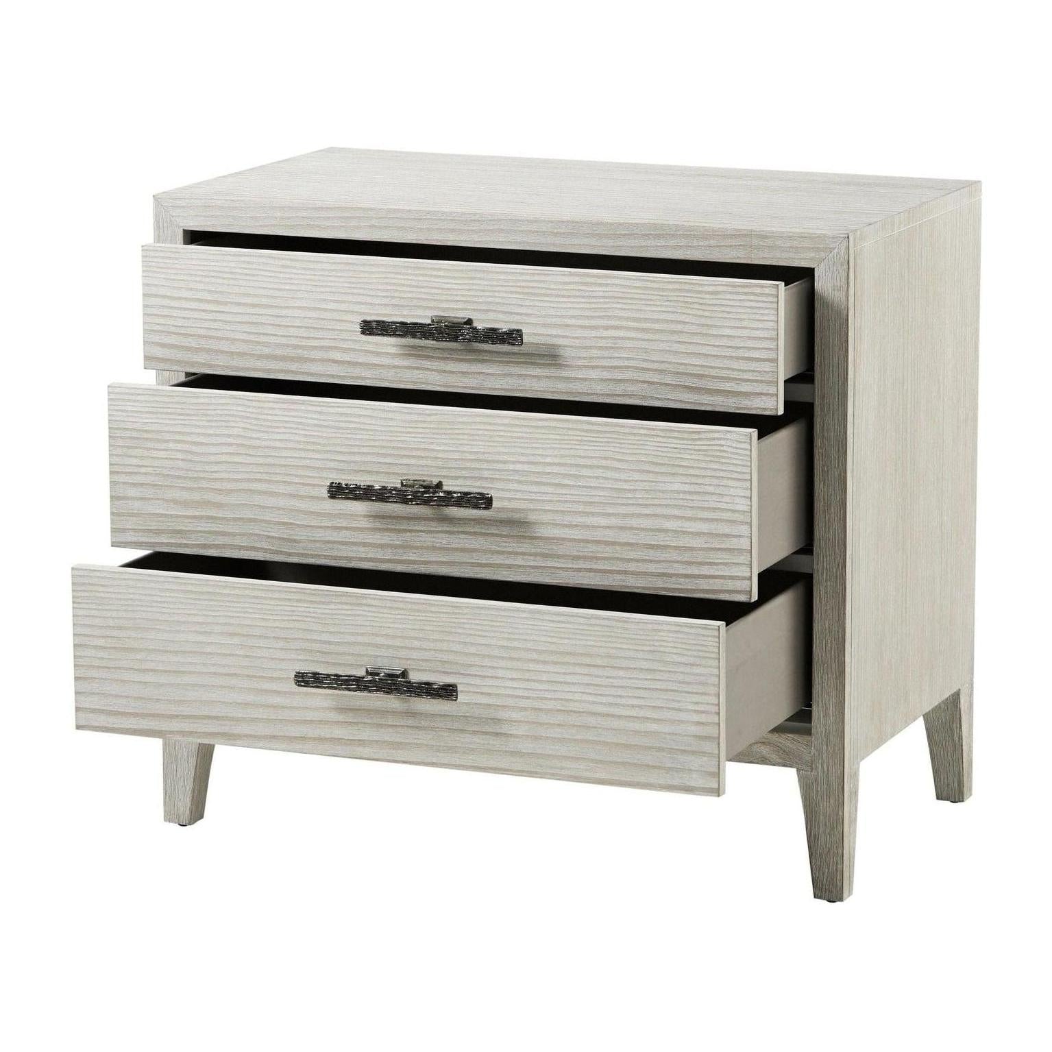Theodore Alexander Breeze Three Drawer Nightstand