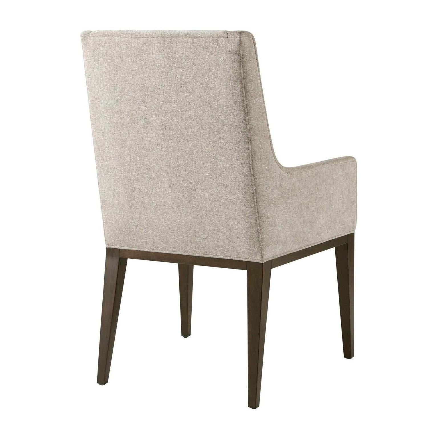 Theodore Alexander Lido Upholstered Dining Arm Chair - Set of 2