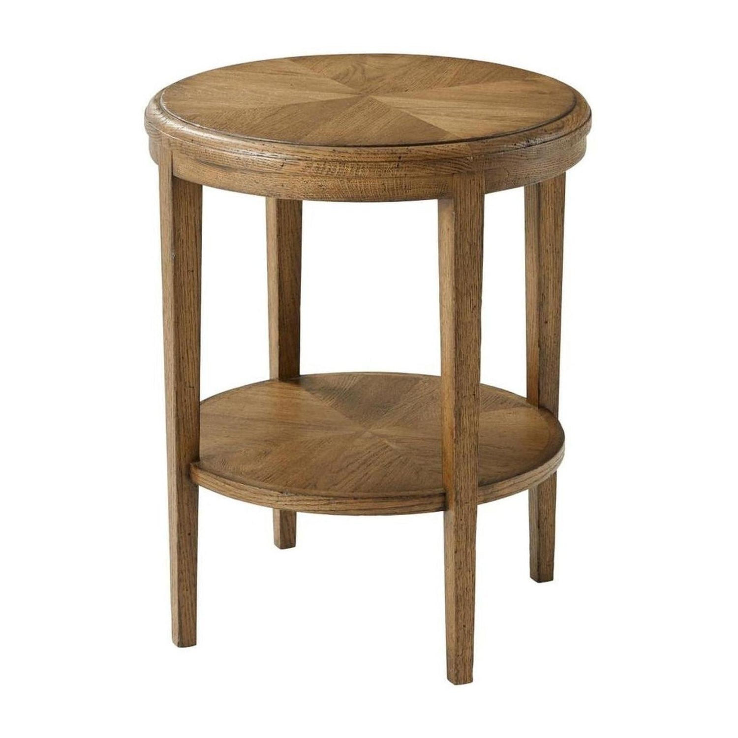Theodore Alexander Nova Two Tiered Round Side Table