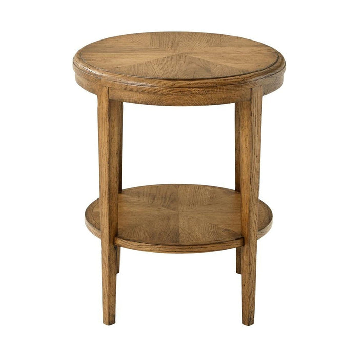 Theodore Alexander Nova Two Tiered Round Side Table