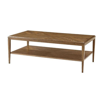 Theodore Alexander Nova Undertier Shelf Cocktail Table