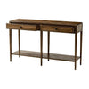 Theodore Alexander Nova Two Frieze Drawers Console Table