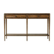 Theodore Alexander Nova Two Frieze Drawers Console Table