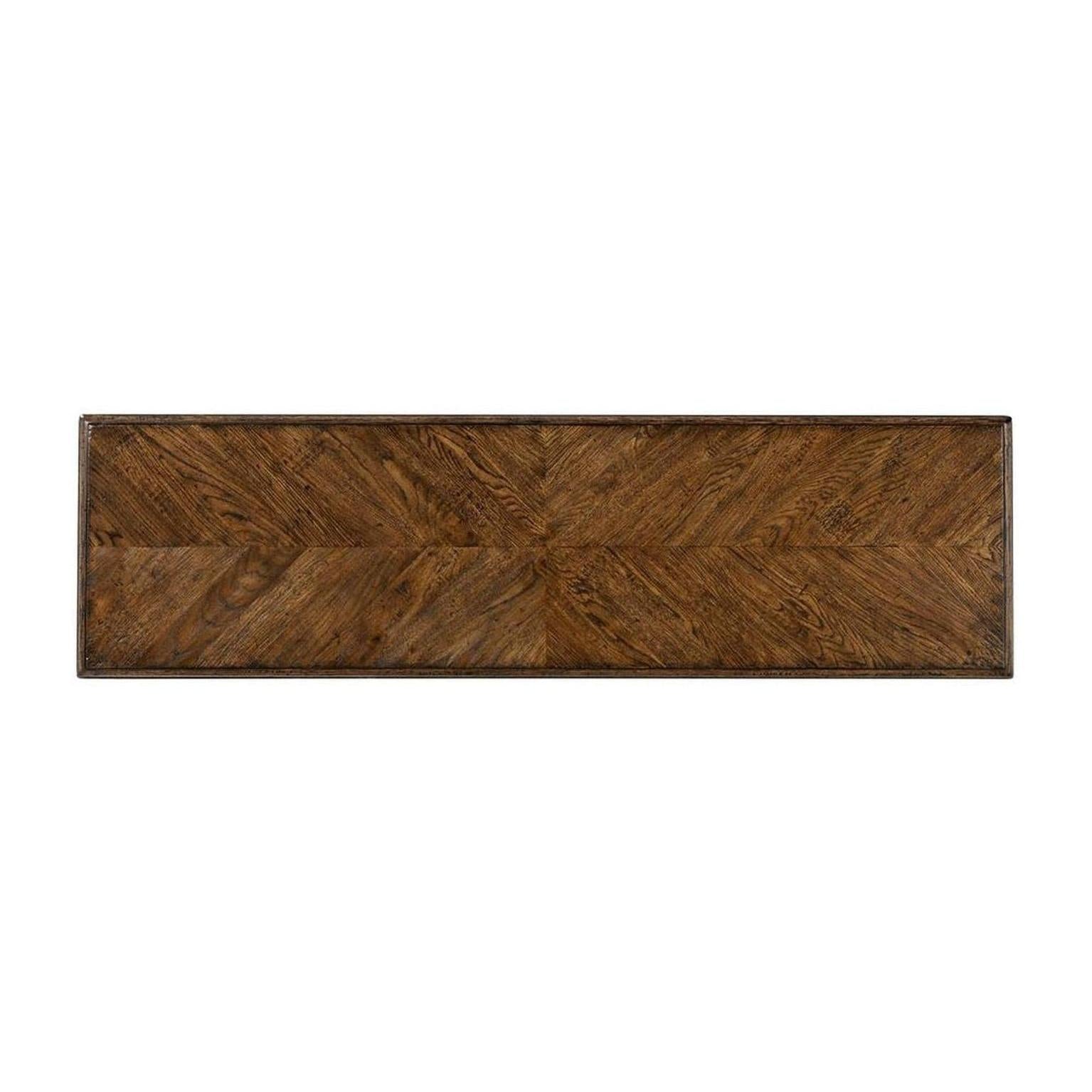 Theodore Alexander Nova Two Frieze Drawers Console Table