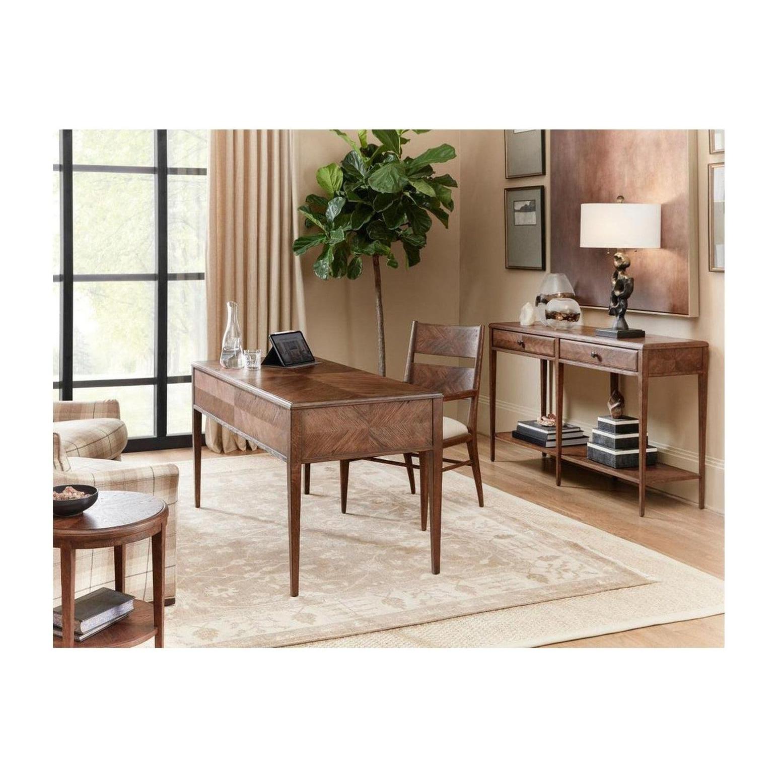 Theodore Alexander Nova Two Frieze Drawers Console Table