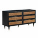 TOV Furniture Sierra Noir 6 Drawer Dresser