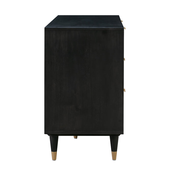 TOV Furniture Sierra Noir 6 Drawer Dresser