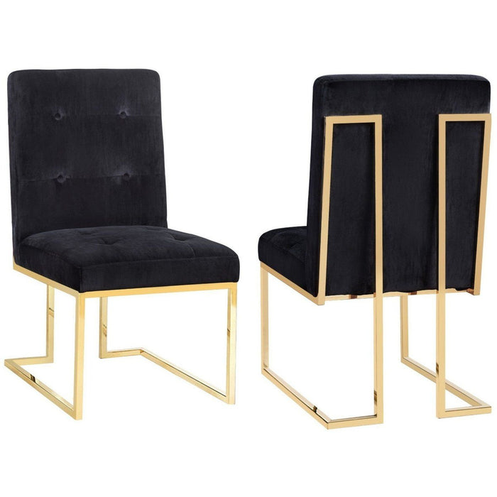 TOV Furniture Akiko Velvet Chair Set of 2