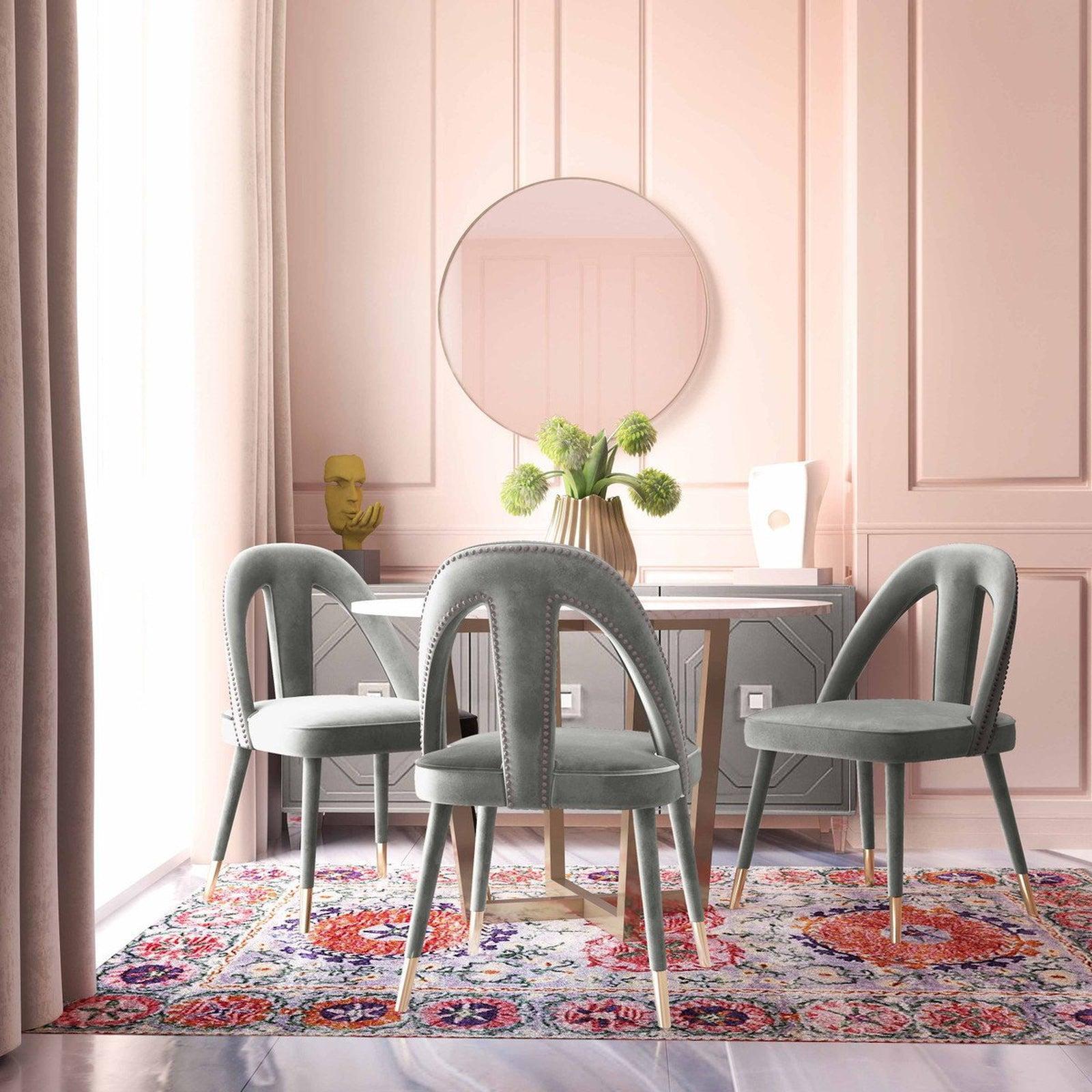 TOV Furniture Petra Velvet Side Chair