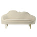 TOV Furniture Cloud Cream Velvet Settee