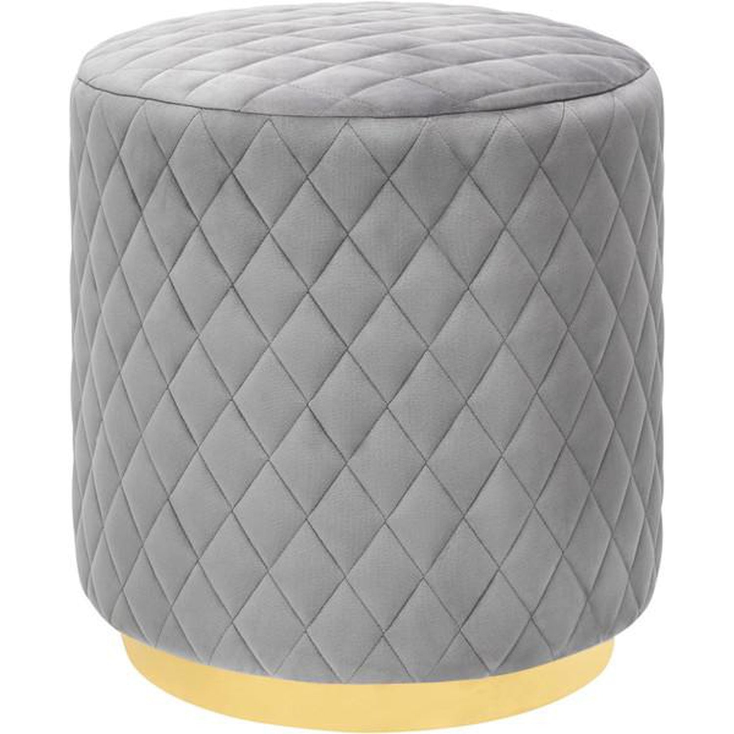 TOV Furniture Abir Velvet Ottoman