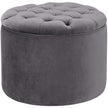 TOV Furniture Queen Velvet Storage Ottoman