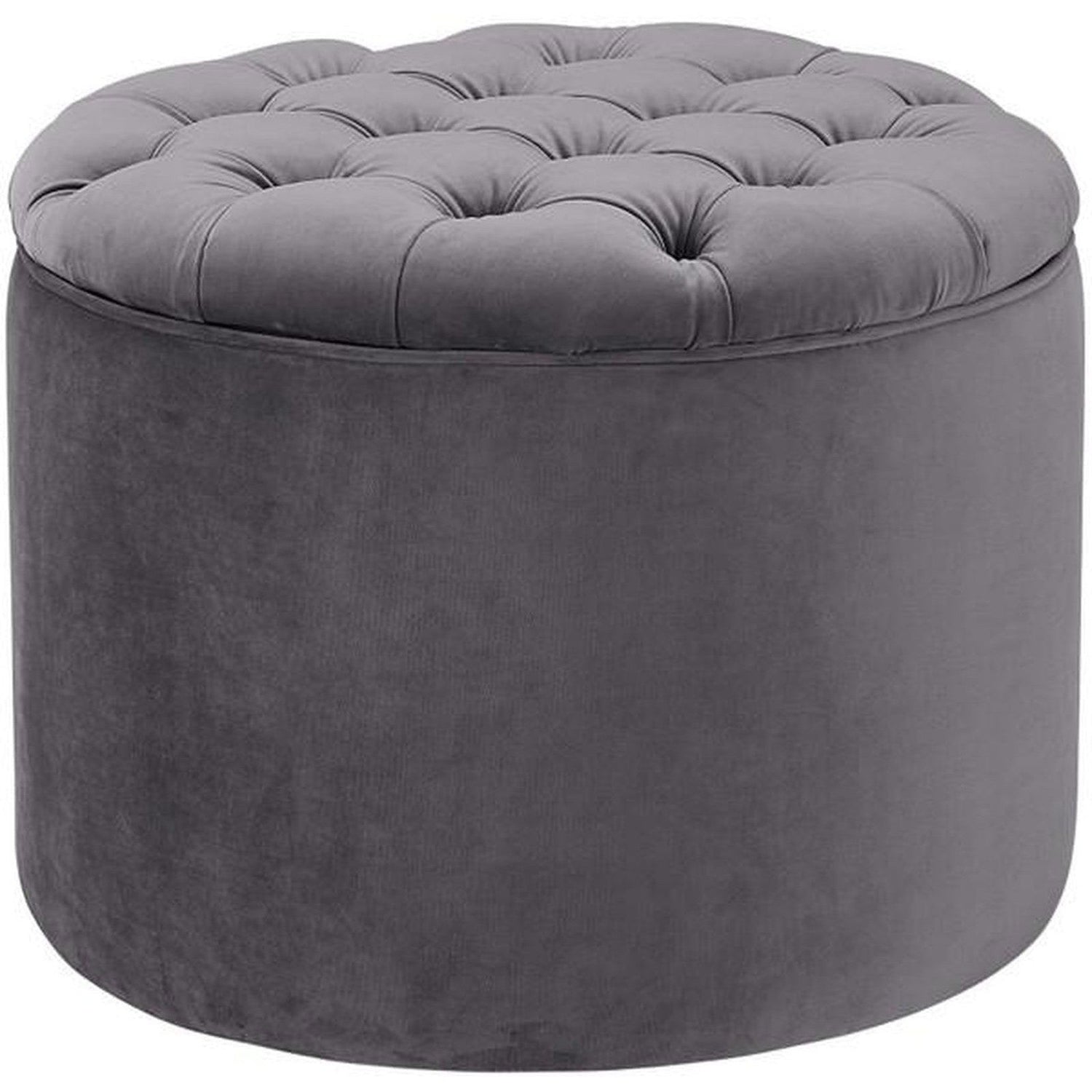TOV Furniture Queen Velvet Storage Ottoman