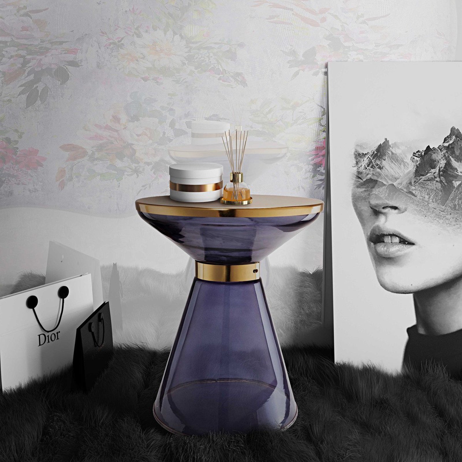 TOV Furniture Coral Side Table