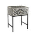 TOV Furniture Noire Bone Inlay Side Table