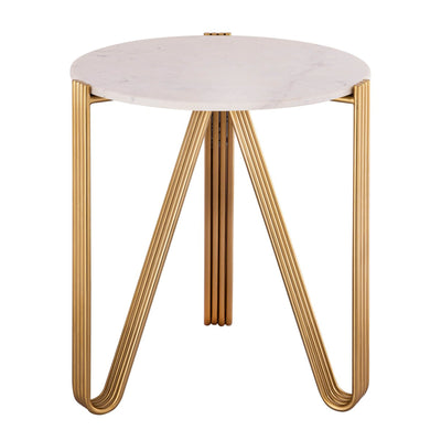TOV Furniture Aya Marble Side Table by Inspire Me! Home Decor