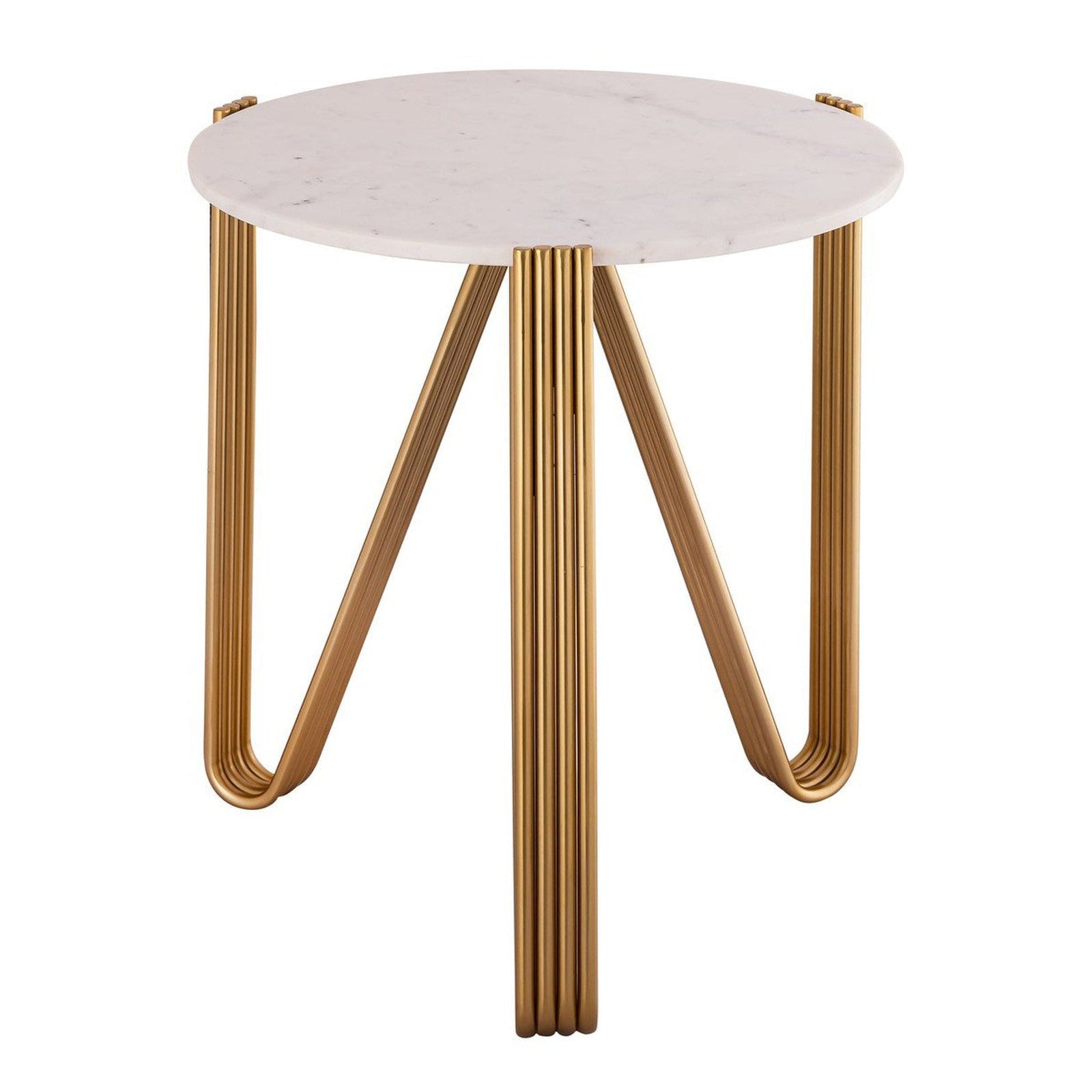 TOV Furniture Aya Marble Side Table by Inspire Me! Home Decor