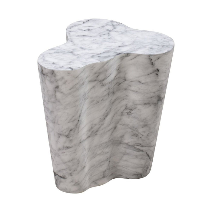 TOV Furniture Slab Marble Side Table