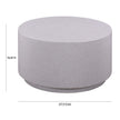 TOV Furniture Terrazzo Light Speckled Coffee Table