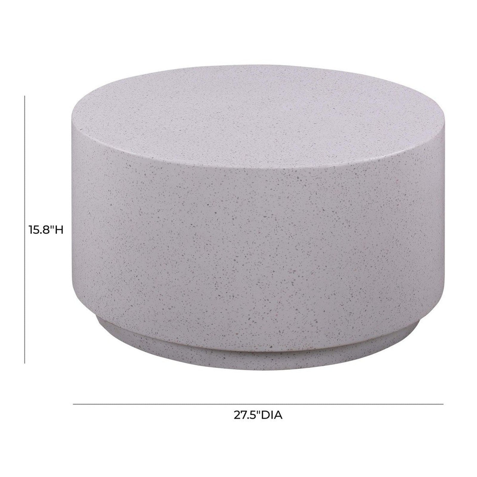 TOV Furniture Terrazzo Light Speckled Coffee Table