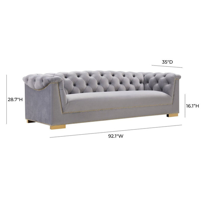 TOV Furniture Farah Velvet Sofa by Inspire Me! Home Decor