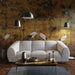TOV Furniture Emmet Cream Velvet Sofa