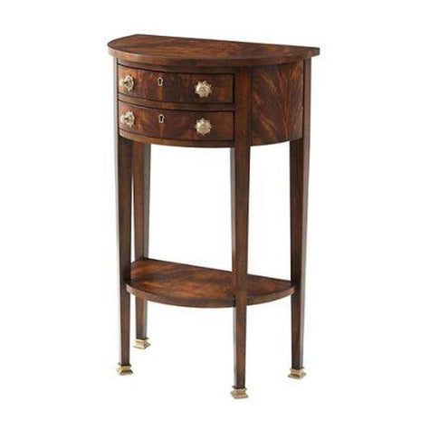 Theodore Alexander A Demi Lune Side Table