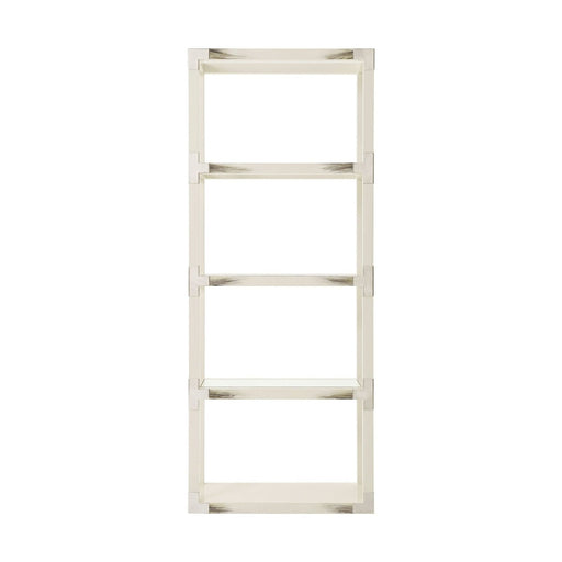Theodore Alexander Cutting Edge Etagere in Stainless Steel