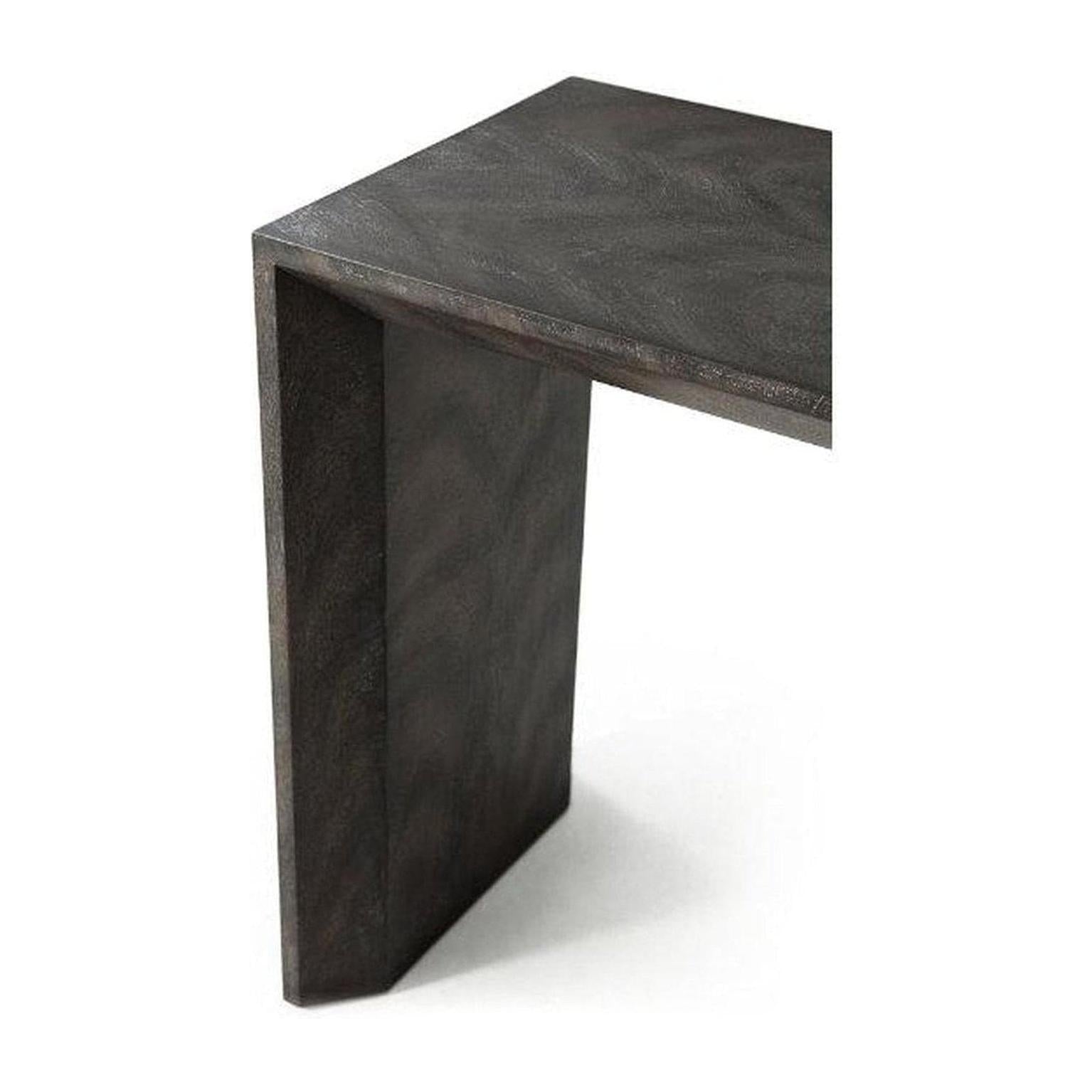 Theodore Alexander TA Studio Jayson Console Angled Knife Edge Legs Table