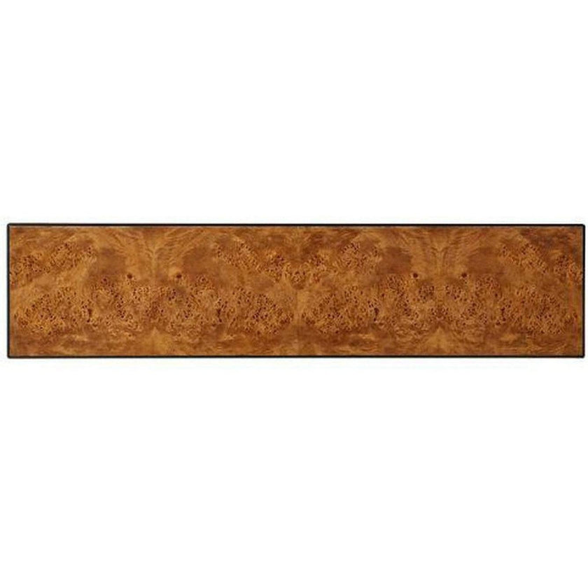 Theodore Alexander Long Hall Burl Console Table