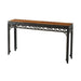 Theodore Alexander Long Hall Burl Console Table