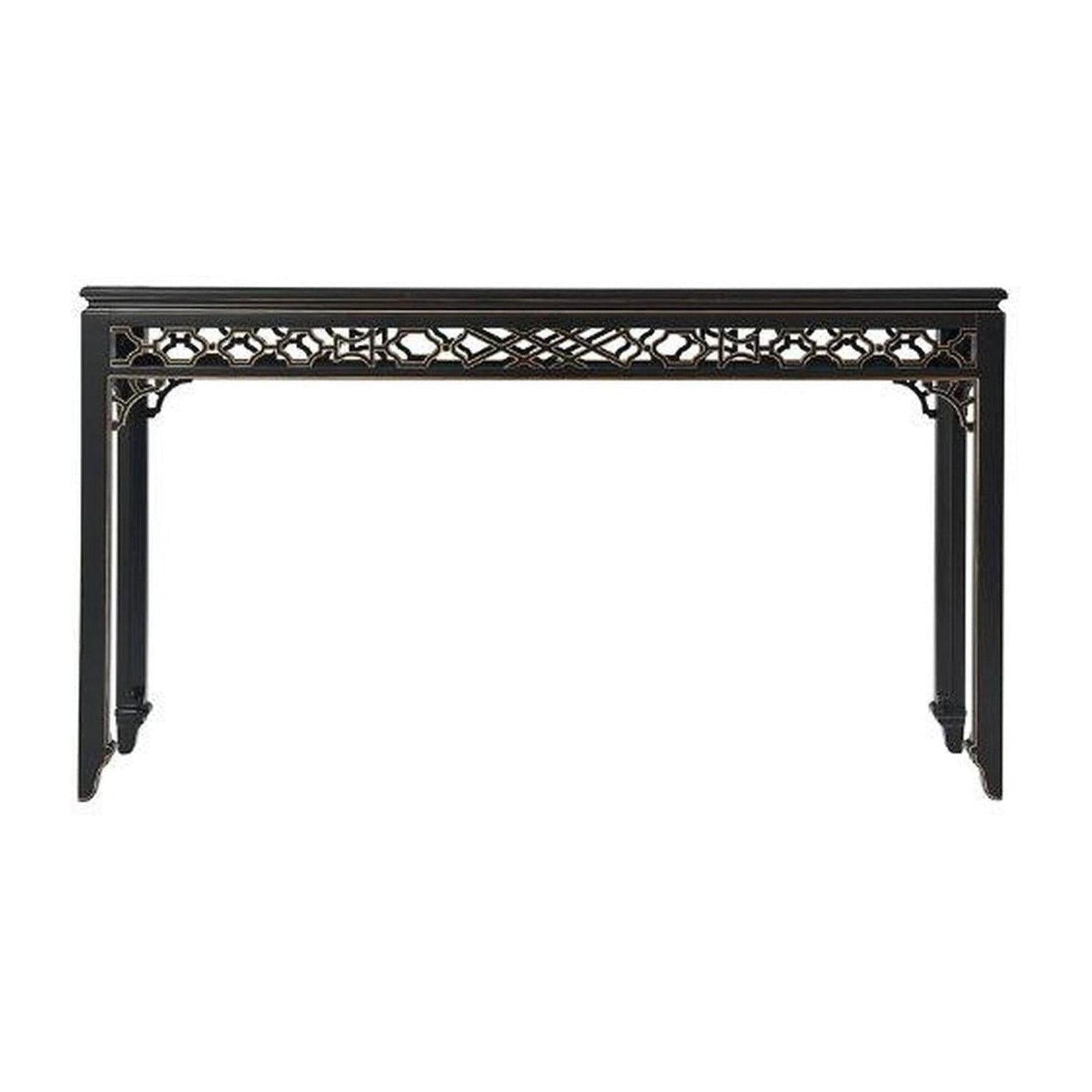 Theodore Alexander Long Hall Chinoiserie Console Table