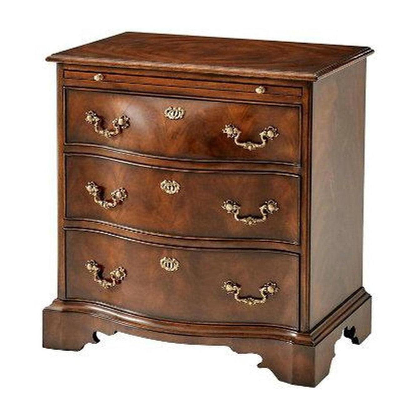 Theodore Alexander The India Silk Bedside Nightstand