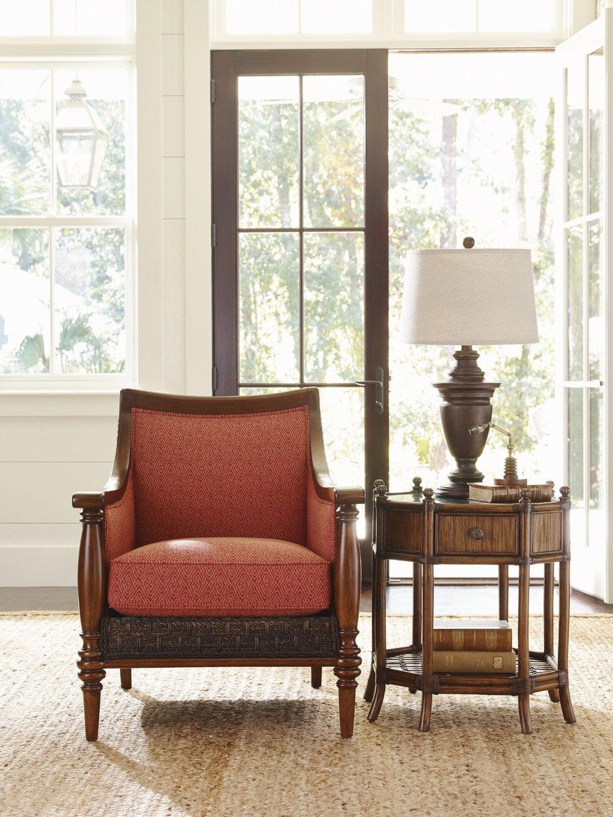 Tommy Bahama Home Bali Hai Flamingo Octagonal End Table